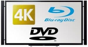 4K DVD Blu-Ray