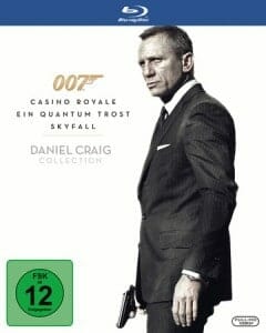 James Bond 007 - Casino Royale / Ein Quantum Trost / Skyfall (3 Blu Ray)