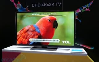 TCLs 4K Fernseher gibt es bald mit integriertem Google TV | Bild: engadget.com