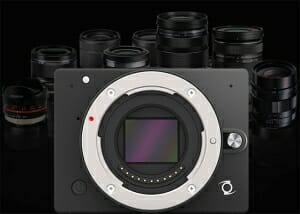 E1 4K Kamera mit Micro Four Thirds