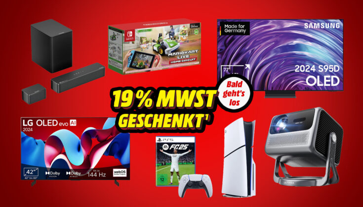 19 Mehrwertsteuer geschenkt Große Rabatt Aktion bei Media Markt und