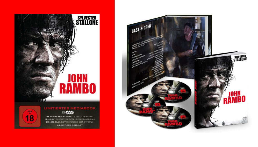 Aktueller Topseller John Rambo Im Limitierten 4K UHD Blu Ray Mediabook