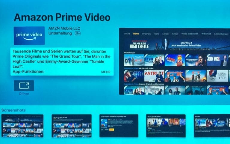 Amazon Prime Video für Apple TV 4K verfügbar! - 4K Filme