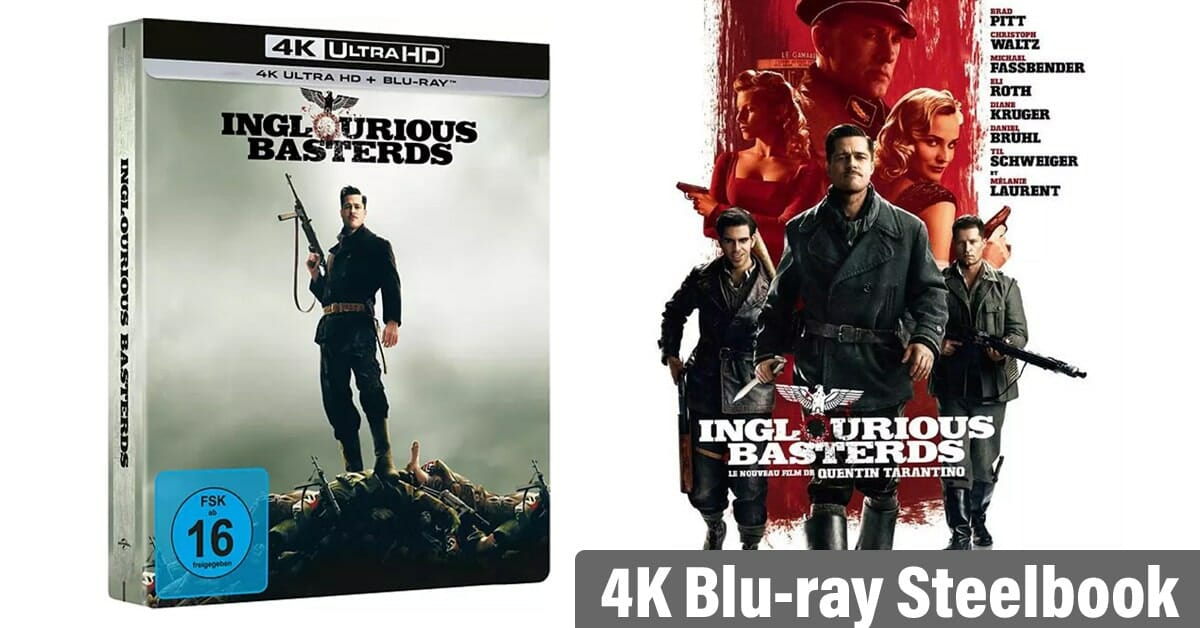 Inglourious Basterds Jetzt Als Limitiertes 4K Blu-ray Steelbook ...