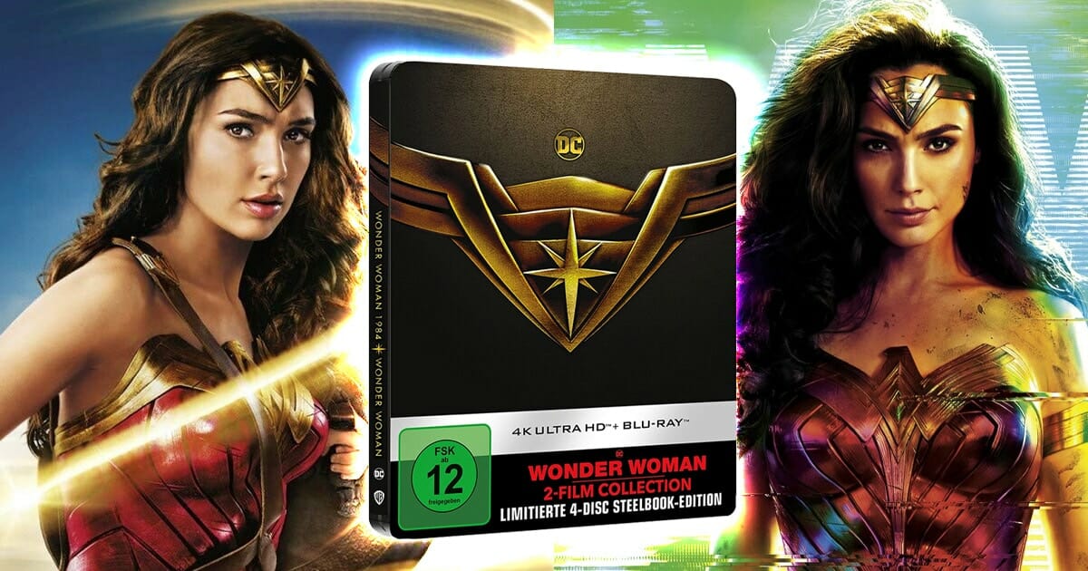 Wonder Woman Wonder Woman 1984 Erscheint Als 2 Movie Collection 4k Steelbook