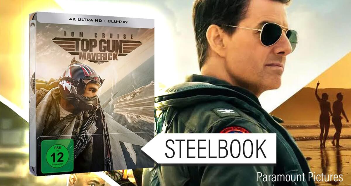 Exklusives 'Top Gun: Maverick' 4K Blu-ray-Steelbook mit Wackelbild-Effekt ( Lenticular) - 4K Filme