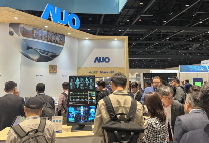 AUO zeigt neue Micro-LED-Screens auf der Display Week 2024.