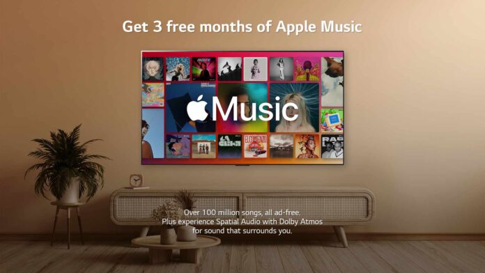 Apple Music ist für Besitzer von LG-Smart-TVs 3 Monate gratis!