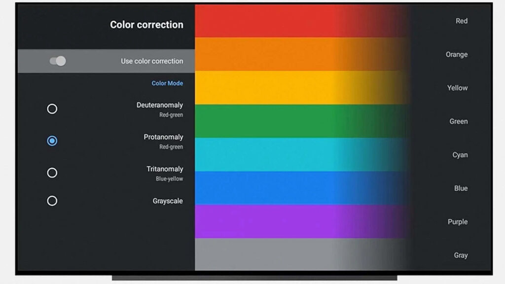 Nutzer mit Farbfehlsichtigkeit können mit Android 14 ganz einfach die Bilddarstellung optimieren