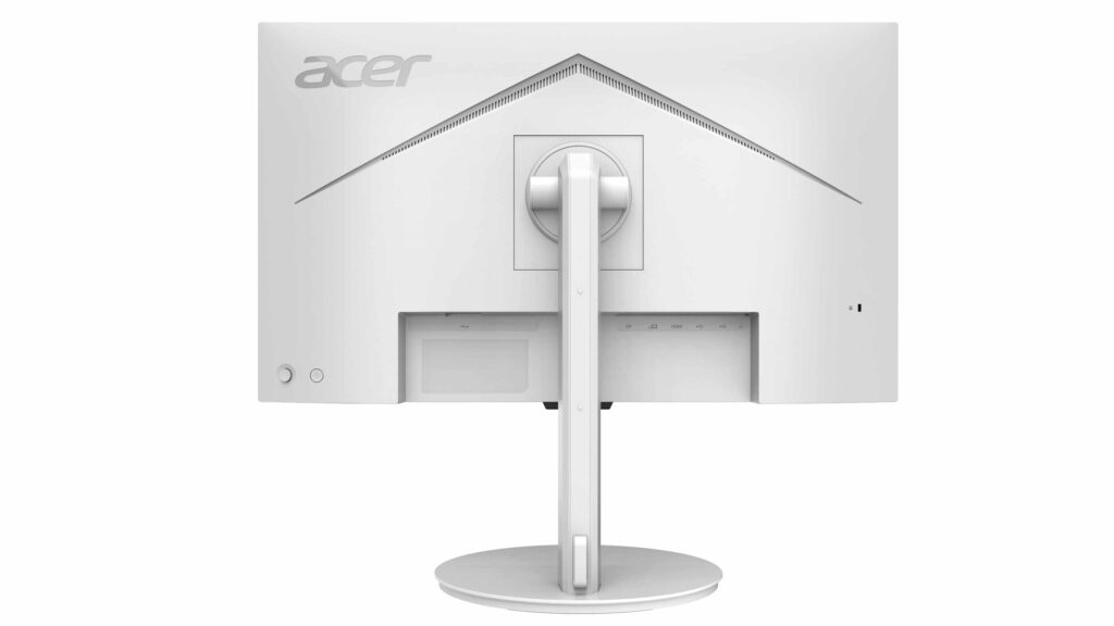 Die Rückseite des Acer DA1 mit Google TV.