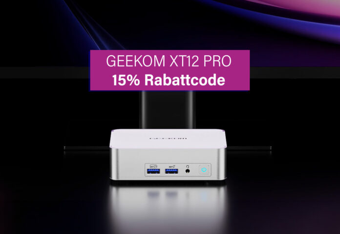 Sichert euch 15 Prozent Rabatt auf den Geekom XT12 Pro und spart 116 Euro auf den leistungsstarken Mini-PC