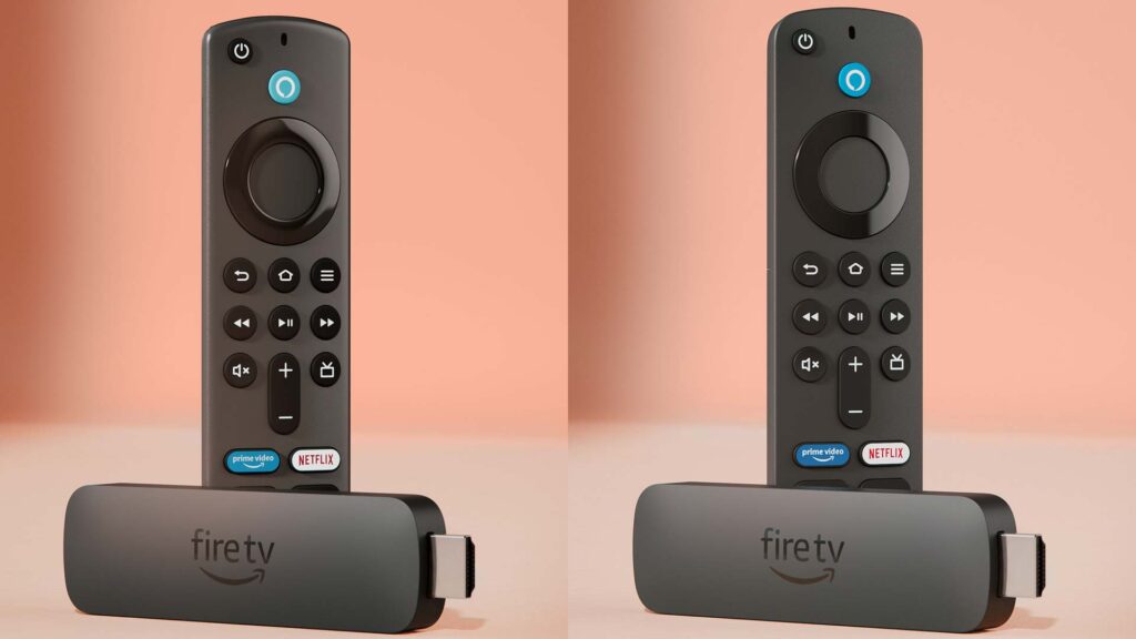 Alte und neue Fire TV Voice Remote sehen sich sehr ähnlich.