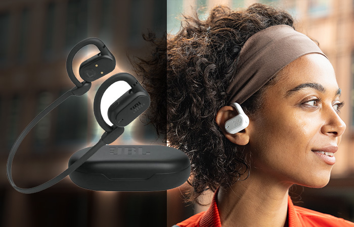 Die JBL Soundgear Open-Ear-Kopfhörer mit Bluetooth überzeugen durch extrem hohen Tragekomfort auch beim Sport!