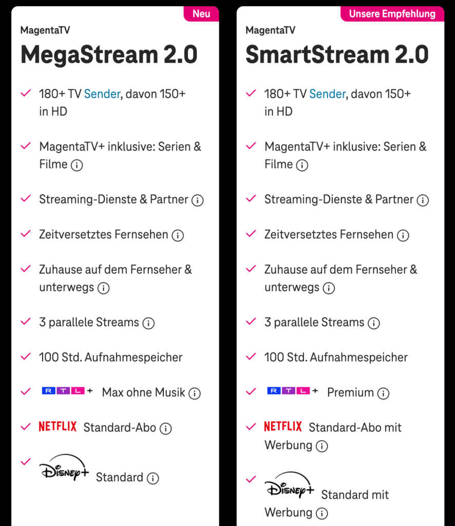 Bei MagentaTV winken Kombi-Angebote mit Disney+.