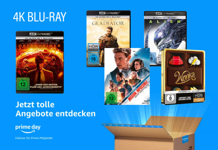 Viele reduzierte 4K UHD Blu-rays locken am Amazon Prime Day!