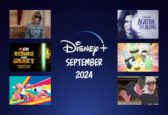 Disney+ wartet im September 2024 mit neuen Filmen und Serien auf.