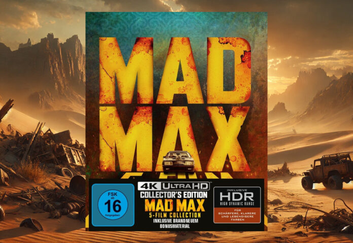 Die Mad Max 5-Film-Collection (4K UHD Blu-ray) erscheint in zwei Varianten