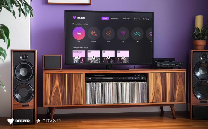 Titan OS erhält die App von Deezer.