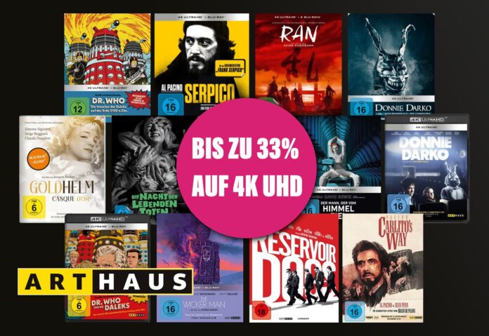 ARTHAUS Filme auf DVD, Blu-ray und 4K Ultra HD mit bis zu 33 Prozent Rabatt kaufen