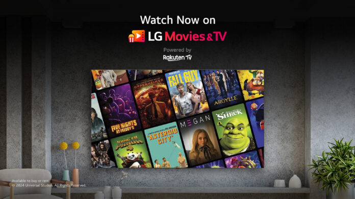 LG Movies & TV startet auf Smart-TVs des Unternehmens.