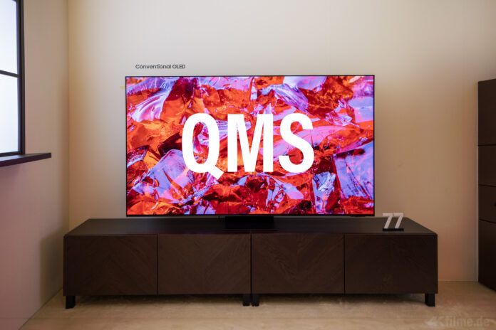 Samsungs QD-OLED-TV der S95D-Serie wurde mit QMS (Quick Media Switching) ausgestattet