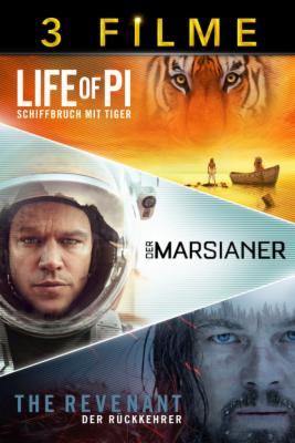 3-Film-Bundle mit Life of Pi, Der Marsianer und The Revenant auf Apple TV in 4K UHD