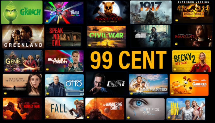 Leiht euch Filme in HD und 4K-Qualität auf Amazon Prime Video aus: Nur 99 Cent für Prime-Mitglieder