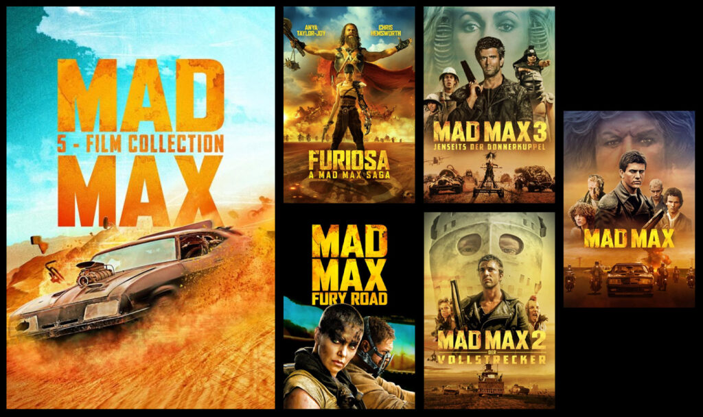 Extrem beliebt: Die neue Mad Max 5-Film-Collection für 14.99 Euro inkl. "Furiosa: A Mad Max Saga"