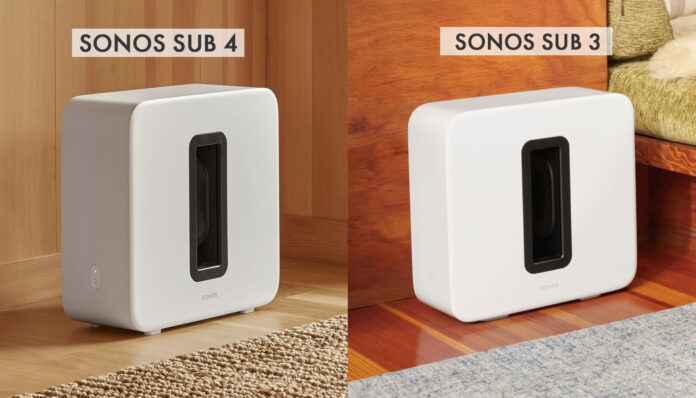 Wir vergleichen den neuen Sonos Sub 4 Subwoofer mit dem Vorgänger Sub 3 (2020)