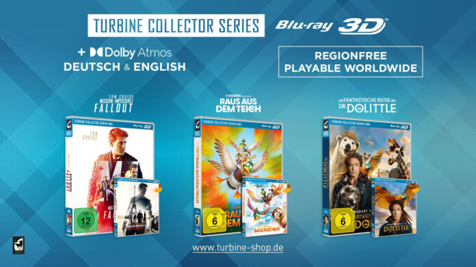 Turbine bringt drei neue 3D Blu-rays inkl. Dolby Atmos in den Handel - darunter zwei Weltpremieren