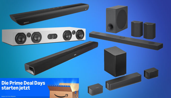 Wählt aus über 45 reduzierten Soundbar-Modellen zum Amazon Prime Deal Day!