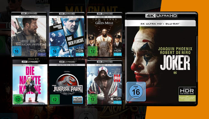 Große Film-Aktion auf Amazon.de: Vier 4K UHD Blu-rays kaufen und nur 50 Euro zahlen!