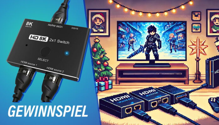 Gewinnspiel: Wir verlosen 10x unseren HDMI 2.1-Switch!