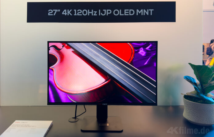 TCL hat auf der CES 2025 neue RGB-OLED-Monitore präsentiert.