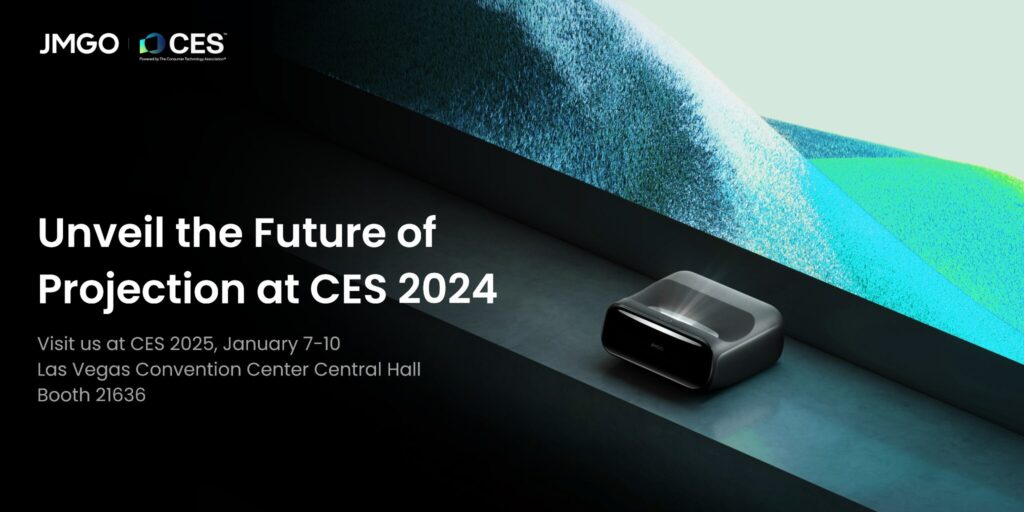 JMGO stellt auf der CES 2025 zahlreiche neue Beamer mit Google TV vor.