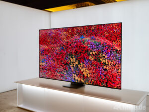 Gemischte Farbdarstellung auf dem Samsung RGB Micro LED TV - satte kräftige Farben