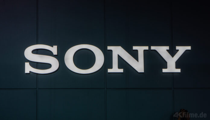 Sony-Logo vom Messestand auf der CES 2025