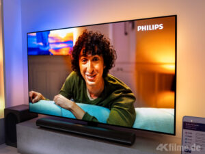 Die B8500 Soundbar soll perfekt zum Philips OLED810 4K-OLED-TV passen