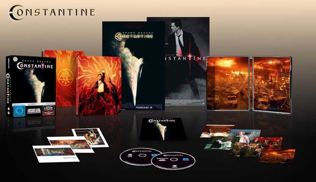 Die limitierte 4K Blu-ray Steelbook-Variante zu Constantine ist sehr begehrt