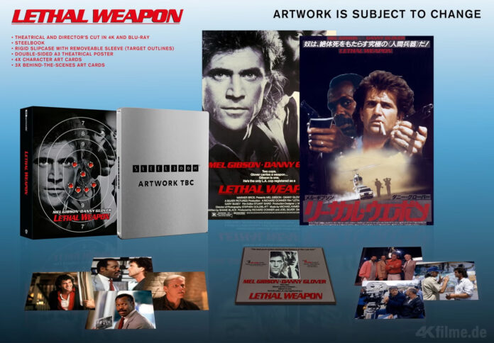 Lethal Weapon 1 kann im limitierten 4K Ultra HD Blu-ray Steelbook (Collectors Edition) vorbestellt werden.