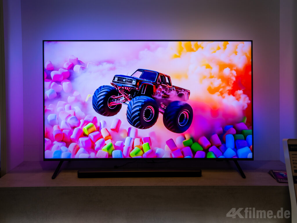 Der Philips MLED910 4K Amblight TV 2025 mit Mini-LED