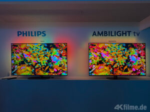 Der Philips MLED950 im Vergleich mit dem PUS9000 The One (Ambilight-Vergleich)