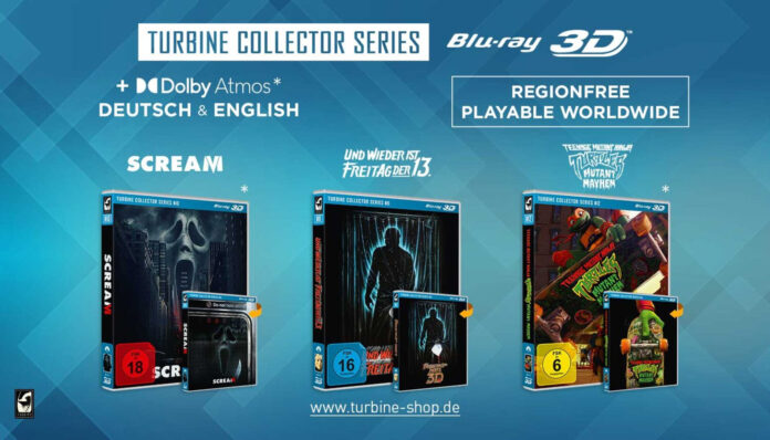 Zwei 3D-Weltrpemieren erwarten euch! Insgesamt gibt es drei neue Filme auf 3D Blu-ray innerhalb der Turbine Collectors Edition