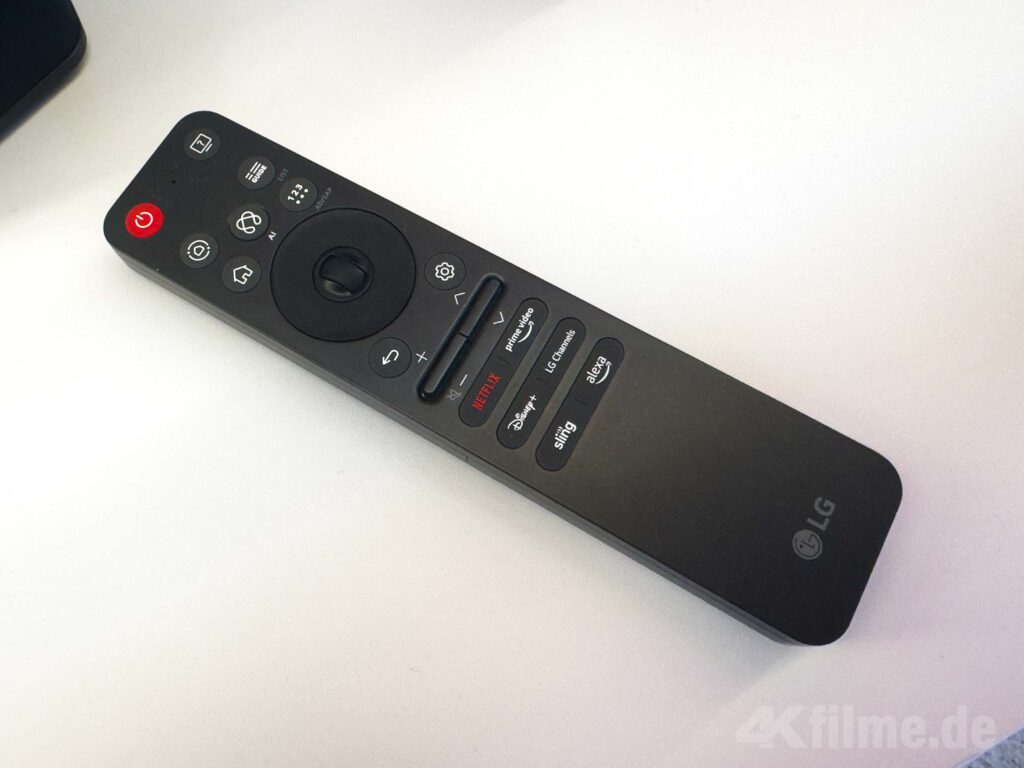 Die neue LG AI Magic Remote 2025 (MR25GA) mit AI-Button